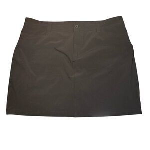Eddie Bauer Adventurer Black Midi Skort